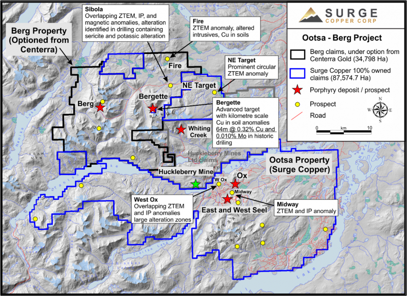 Surge Copper Corp.  Regional Exploration